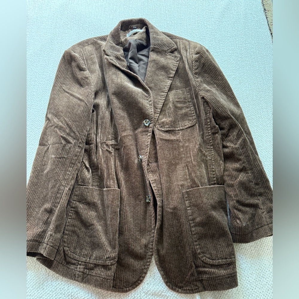 Geoffrey Beene Men’s Corduroy Tan Blazer